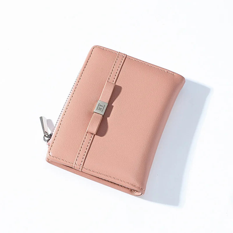 Lady Purse Women's Wallet Short Bowknot Student Wallet