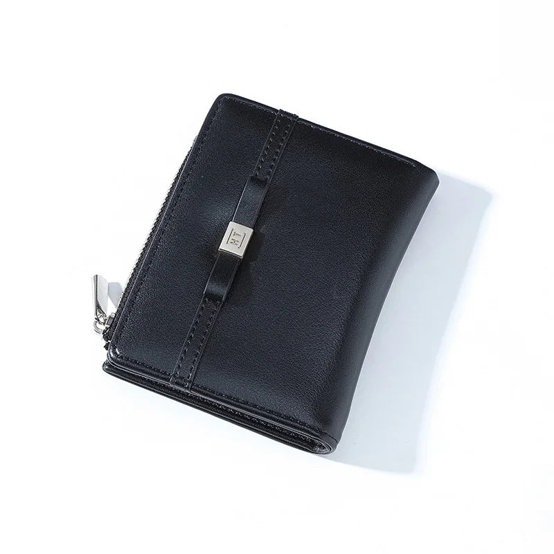 Lady Purse Women's Wallet Short Bowknot Student Wallet Card Small Change Wallet