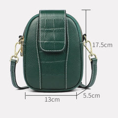 Mini Cross Body Handbag with Eco Friendly Hardwares & Snake Pattern