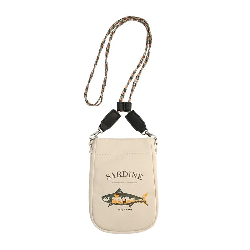 Retro Canned Mobile Phone Bag Lady's Slung Bag