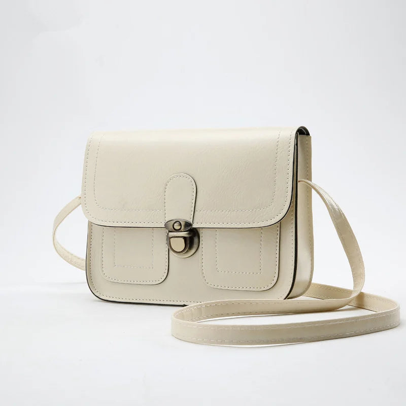 Women's Crossbody PU Leather Handbag Square Pack