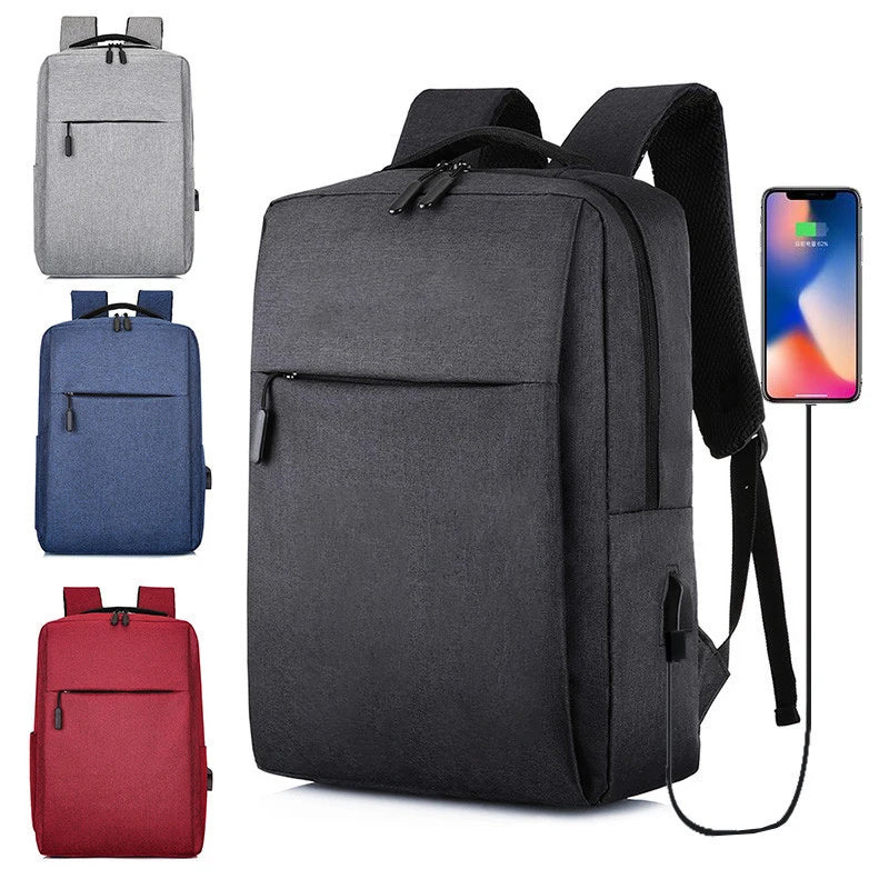 Laptop USB Business Backpack School Bag Rucksack for Men Women Anti Theft