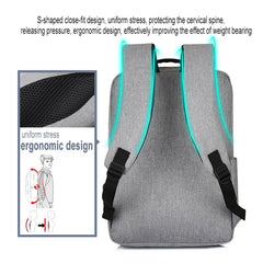 Laptop USB Business Backpack School Bag Rucksack for Men Women Anti Theft