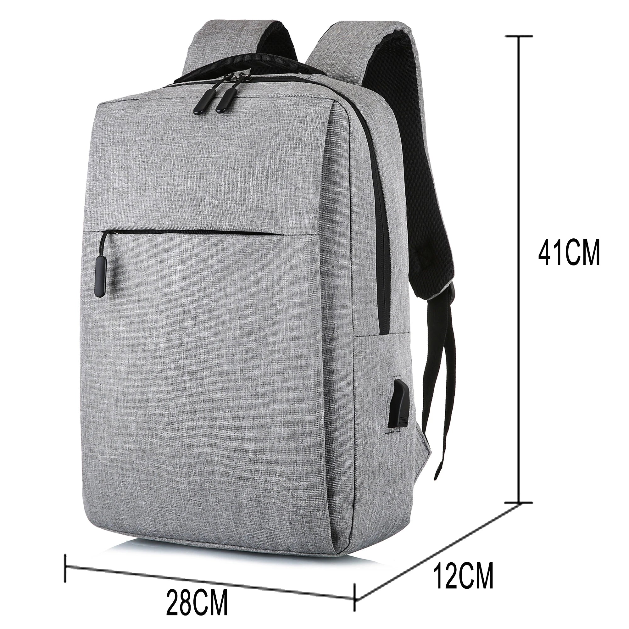 Laptop USB Business Backpack School Bag Rucksack for Men Women Anti Theft