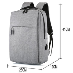 Laptop USB Business Backpack School Bag Rucksack for Men Women Anti Theft
