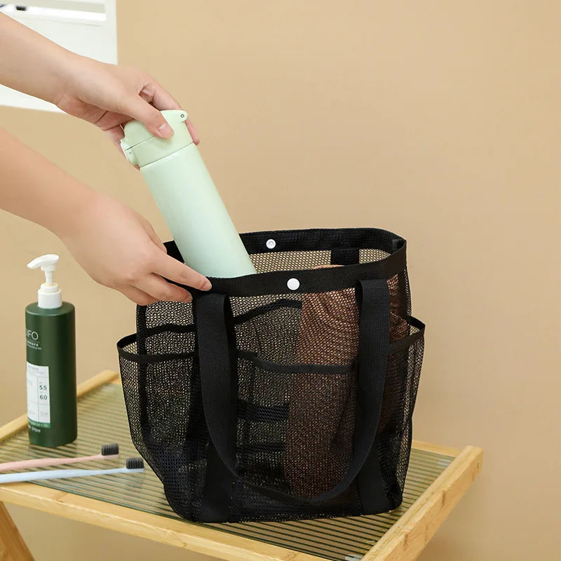 Large Beach Bag Summer Travel Mesh Storage Bag