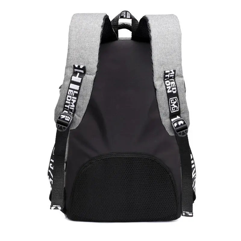 Large Capacity Backpack Men Women 15 Inch Laptop Oxford High School College Stud