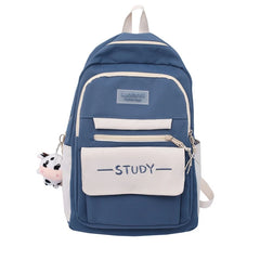 Large Capacity Nylon Backpack Travel Rucksack Casual Daypack