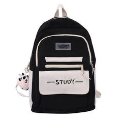 Large Capacity Nylon Backpack Travel Rucksack Casual Daypack