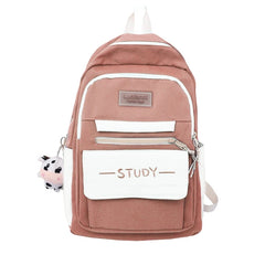 Large Capacity Nylon Backpack Travel Rucksack Casual Daypack