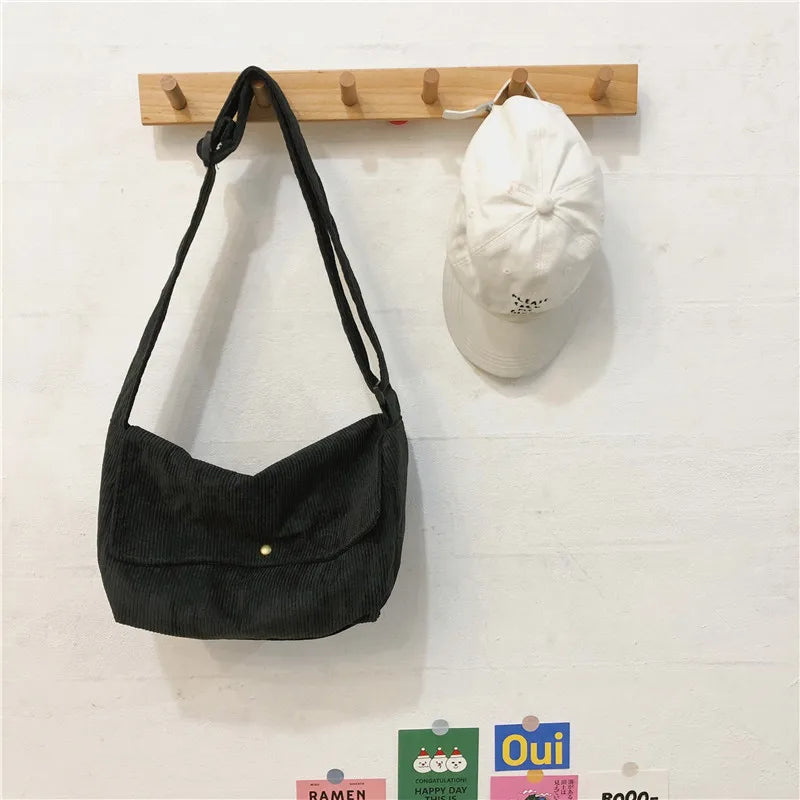Large Denim Shoulder Bag for Women