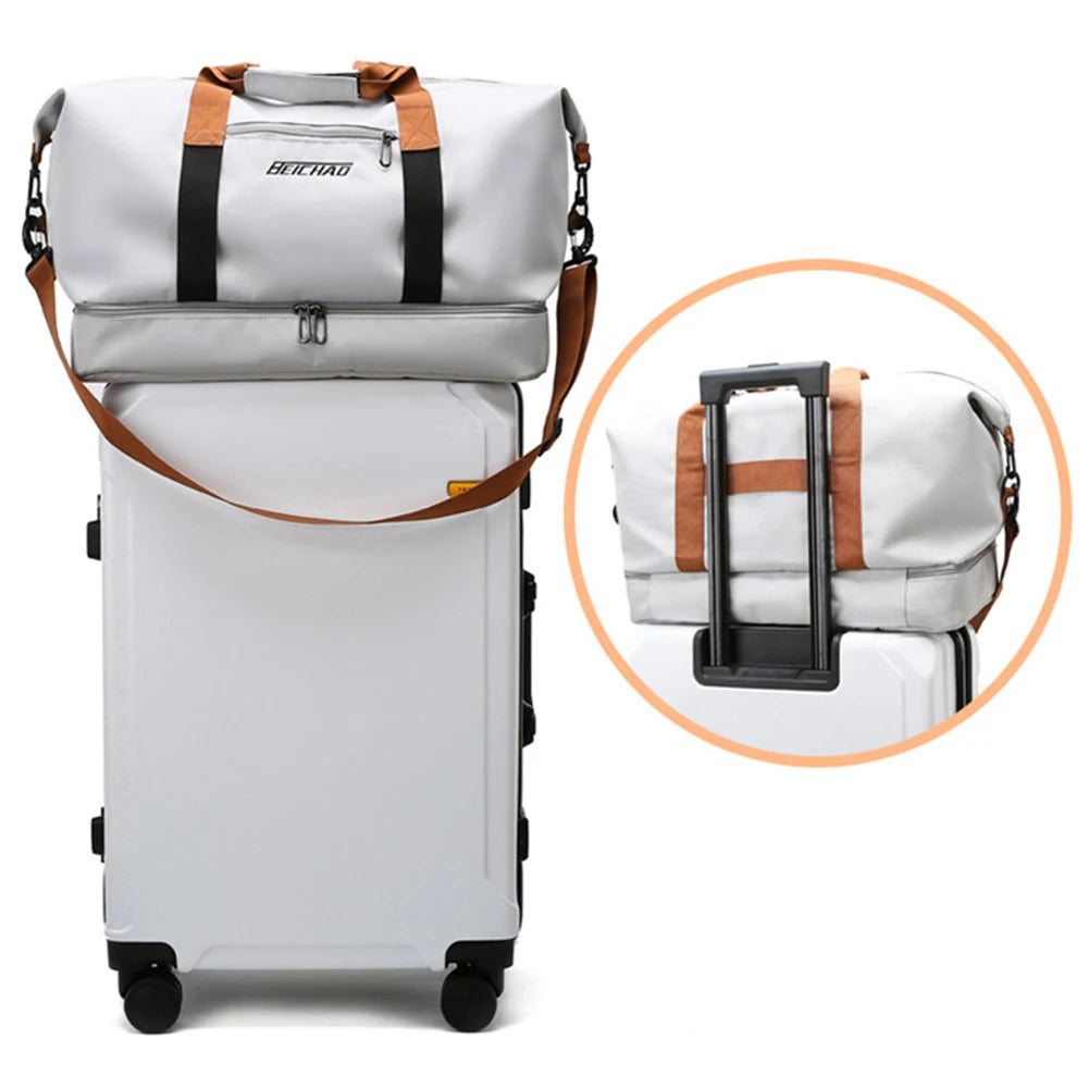 Large Capacity Waterproof Travel Bag Duffle Handbag