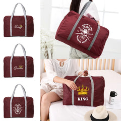 Large Capacity Foldable King Series Printed Travel Bag