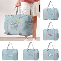 Food Print Large Travel Bag Tote Handbag Duffle Bags