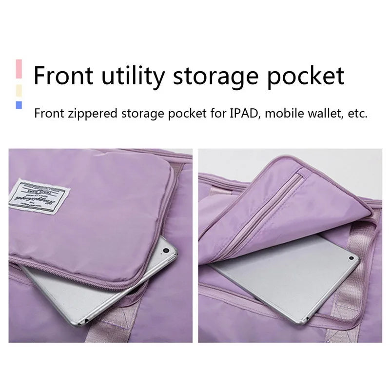 Large Capacity Folding Travel Bags Waterproof Luggage Tote Handbag