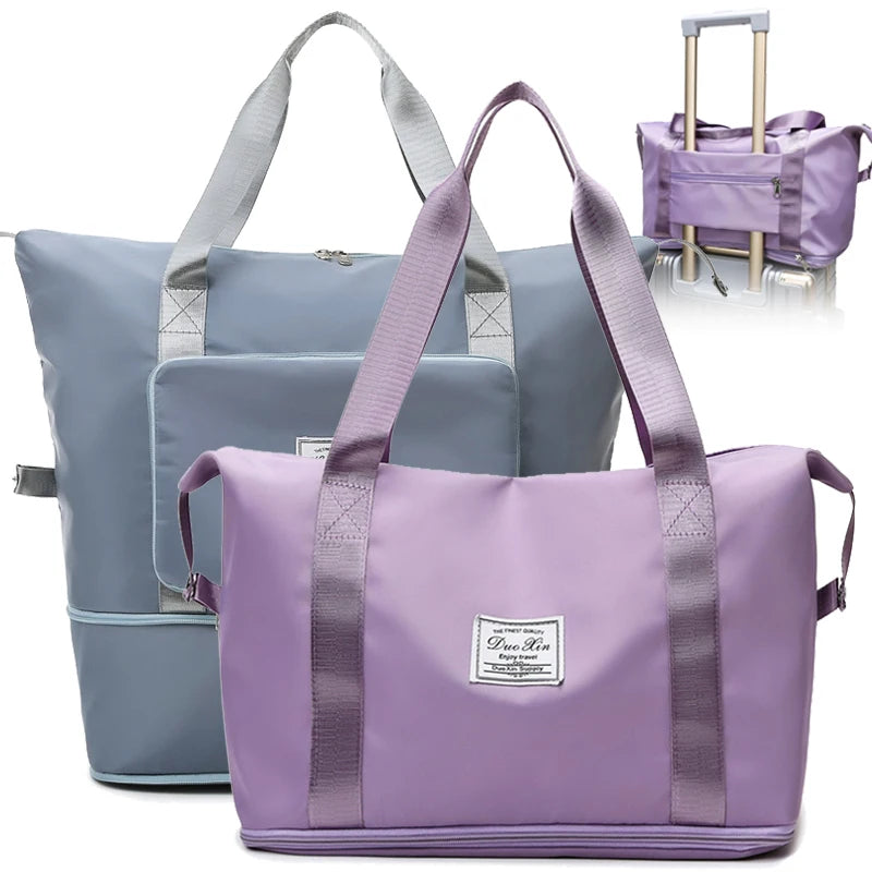Large Capacity Folding Travel Bags Waterproof Luggage Handbag