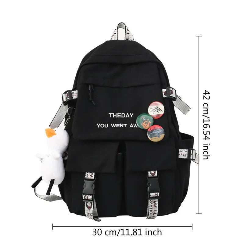 Large Capacity Girl Backpack Female Student School Bags Japanese College Style