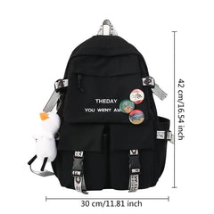 Large Capacity Girl Backpack Female Student School Bags Japanese College Style