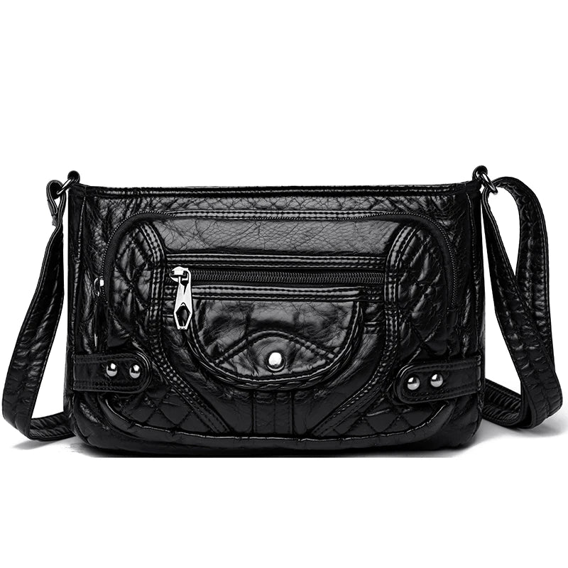Large Multilayer Crossbody Bag Women Shoulder Handbag