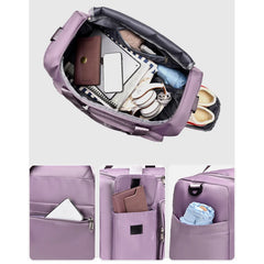 Large Capacity Waterproof Travel Bag Gym Handbag Women Yoga Shoulder Bag