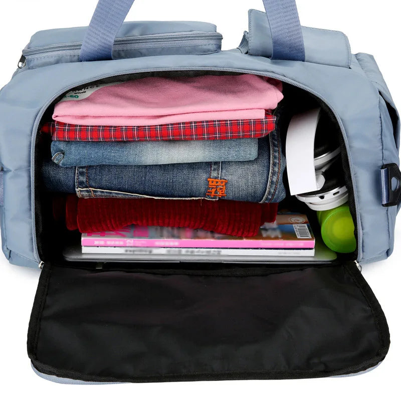 Large Capacity Waterproof Travel Bag Luggage Handbag Gym Bag