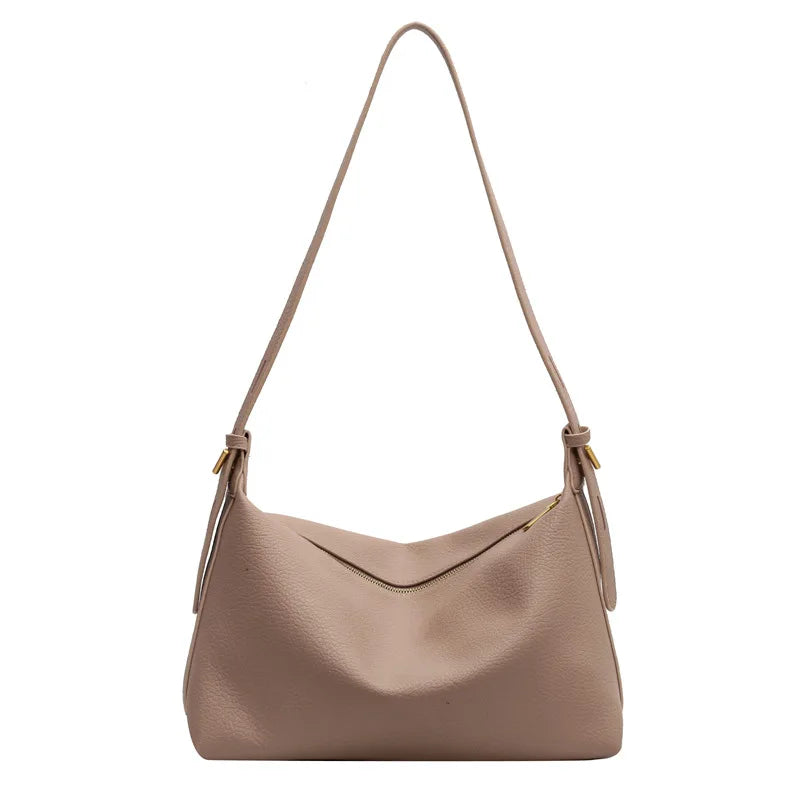 Large Capacity Leather Shoulder Tote Bag for Women