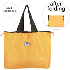 Large Capacity Reusable Foldable Shopping Bag Drawstring Grocery Bag