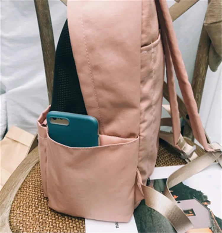 Large Capacity Grid Schoolbag For Students