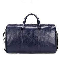 Large Capacity Travel Bag Soft PU Leather Duffel Handbag