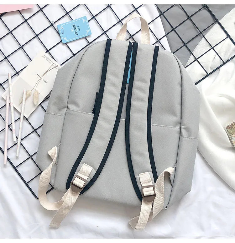 Large Capacity Schoolbag Middle School Student Backpack Male Female