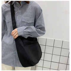 Large Capacity Canvas Shoulder Bag Women Handbag Satchel Crossbody Bag
