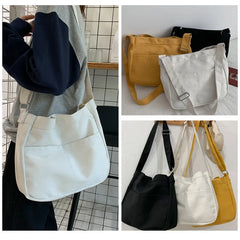 Large Capacity Canvas Shoulder Bag Women Handbag Satchel Crossbody Bag