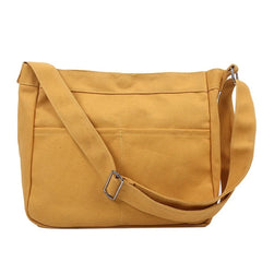 Large Capacity Canvas Shoulder Bag Women School Satchel Handbag