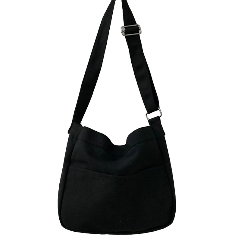 Large Capacity Canvas Shoulder Bag Female Handbag Crossbody Bag Women School Bag