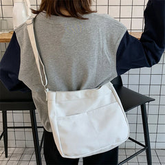 Large Capacity Canvas Shoulder Bag Female Handbag Crossbody Bag Women School Bag