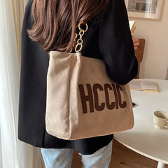 Large Capacity Tote Bags for Women Vintage Shoulder Bag