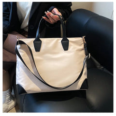 Large Capacity Tote Bags Soft PU Leather Handbags Vintage Casual Lady