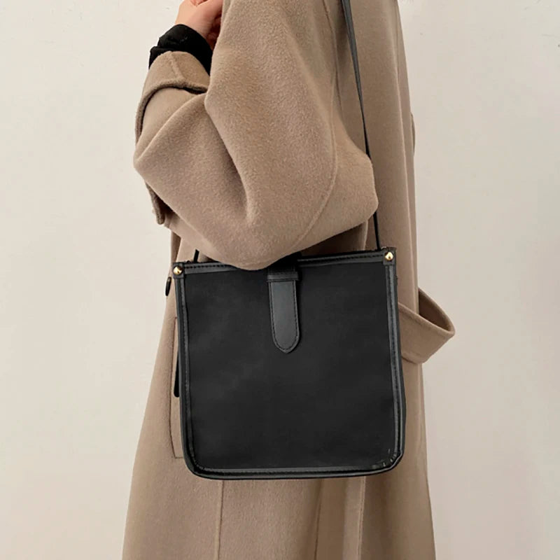 Large Capacity Tote Shoulder Bag for Women Pu Leather Handbag