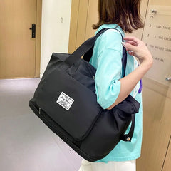 Large Capacity Travel Bag Folding Handbag Waterproof Luggage Bags Gym Bag
