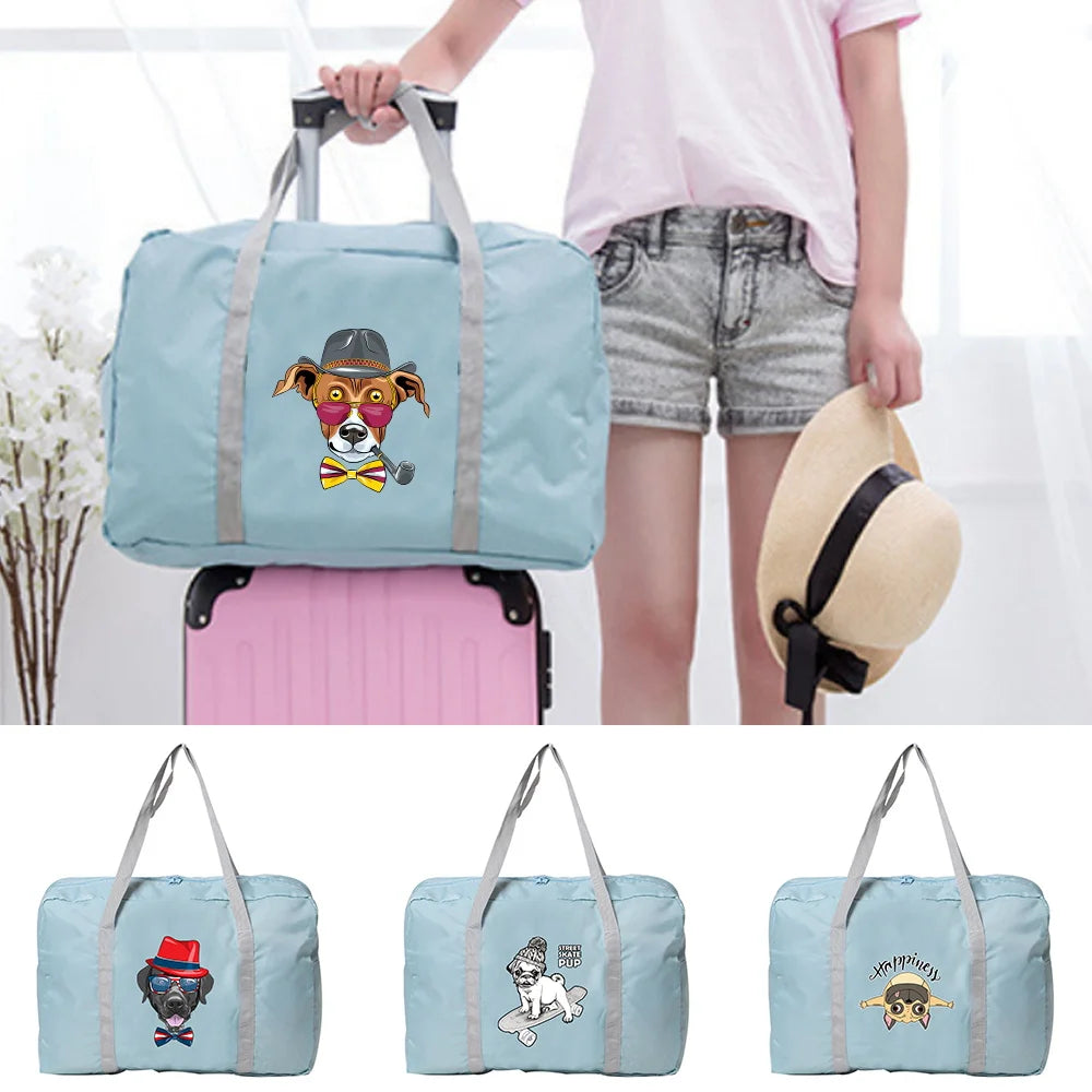 Large Capacity Travel Bag For Lady Men Weekend Organizer Clothes Storage