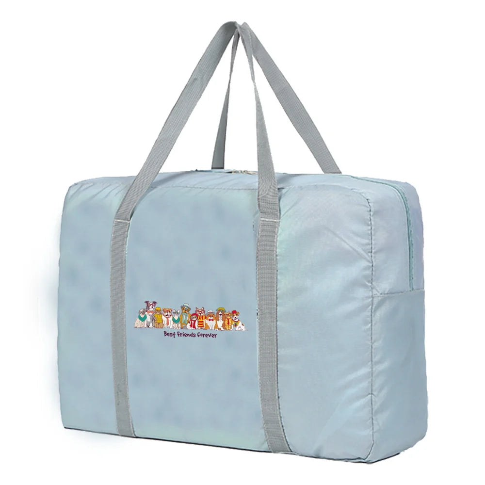 Large Capacity Travel Bag For Lady Men Weekend Organizer Clothes Storage