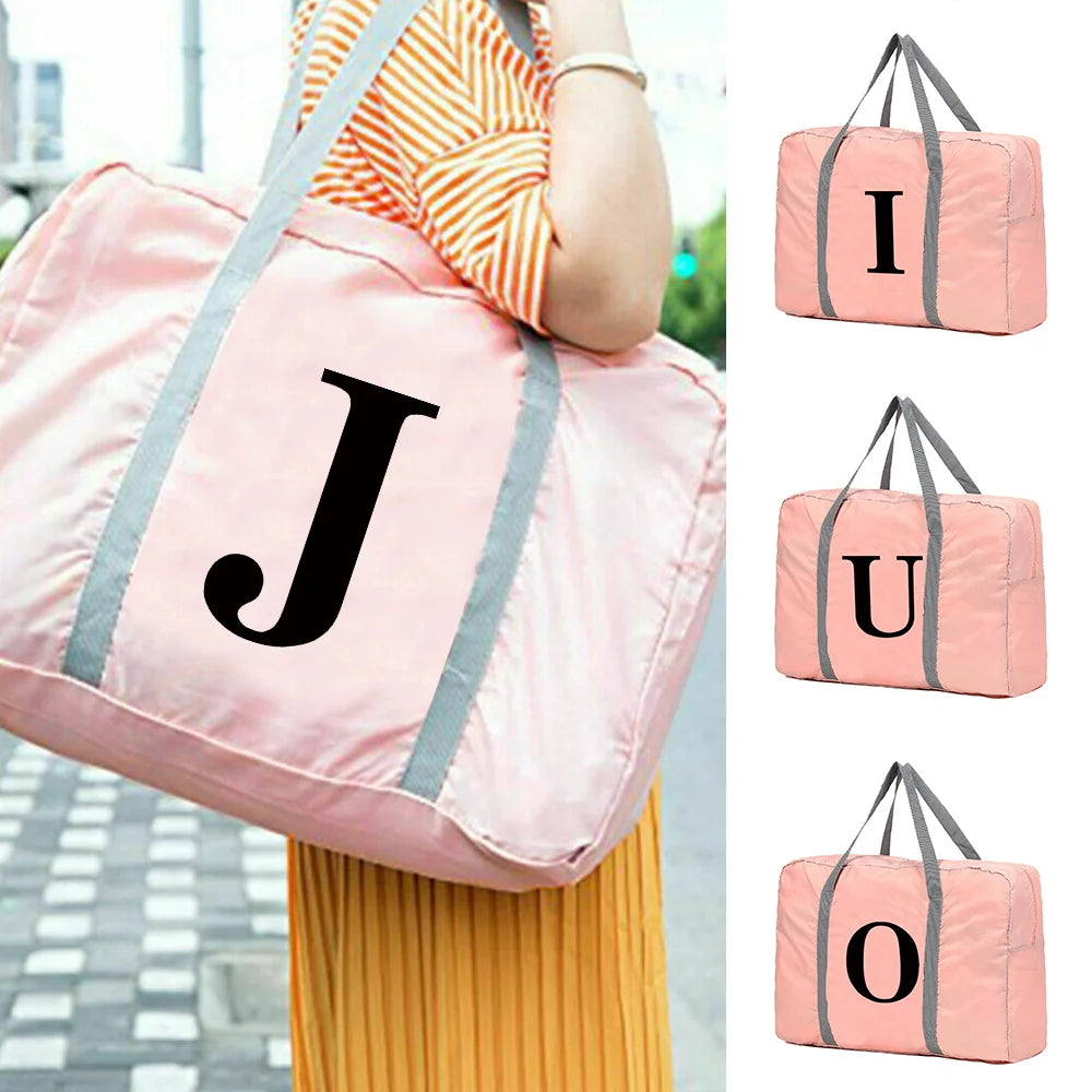 Large Capacity Waterproof Travel Bag Handbag Nylon Women Luggage Tote
