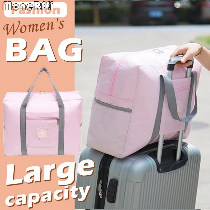 Large Capacity Waterproof Travel Tote Bag - Multifunctional Duffle Handbag
