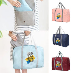 Large Capacity Cartoon Bear Travel Bag Storage Bags