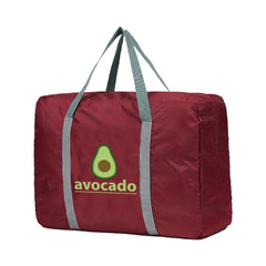 Large Capacity Travel Bag Clothing Storage Luggage Handbag Avocado Print