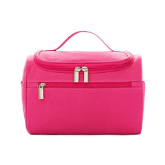 Large Capacity Travel Toiletry Bag Polyester Cosmetic Bag Women's Makeup Brush O