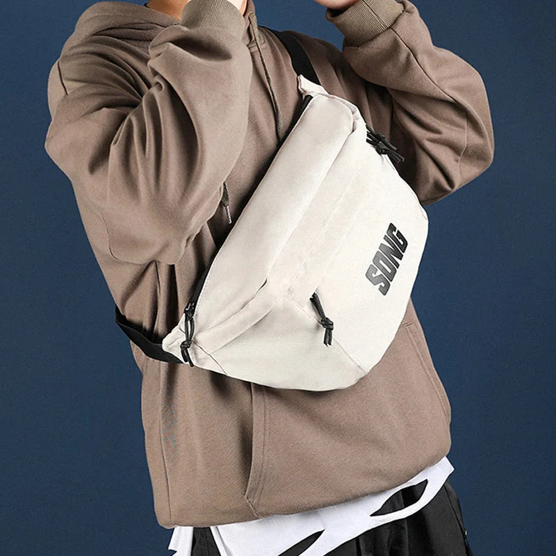 Large Capacity Unisex Waist Bag Fanny Pack Street Wear Chest Bags