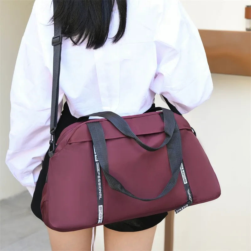 Waterproof Handbag Women Weekender Travel Bags Large Sports Bag