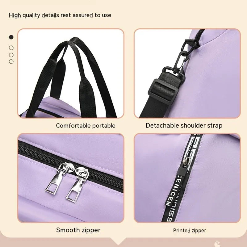 Waterproof Handbag Women Weekender Travel Bags Large Sports Bag