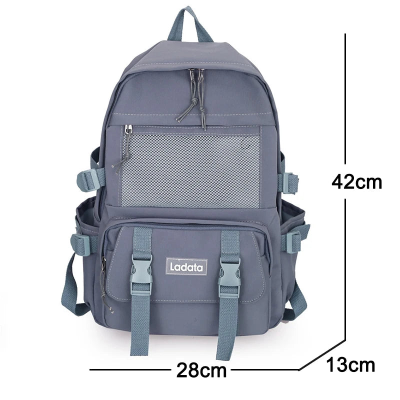 Large Capacity Women Backpack for Teenage Girls Schoolbag Rucksack
